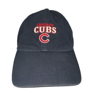 47 Brand Chicago Cubs Strapback Baseball Hat Navy / Red / White OS